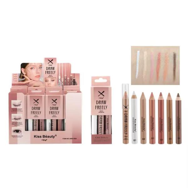 LAPICES X5 ILUMINADOR Y SOMBRA 2683-03A KISS BEAUTY