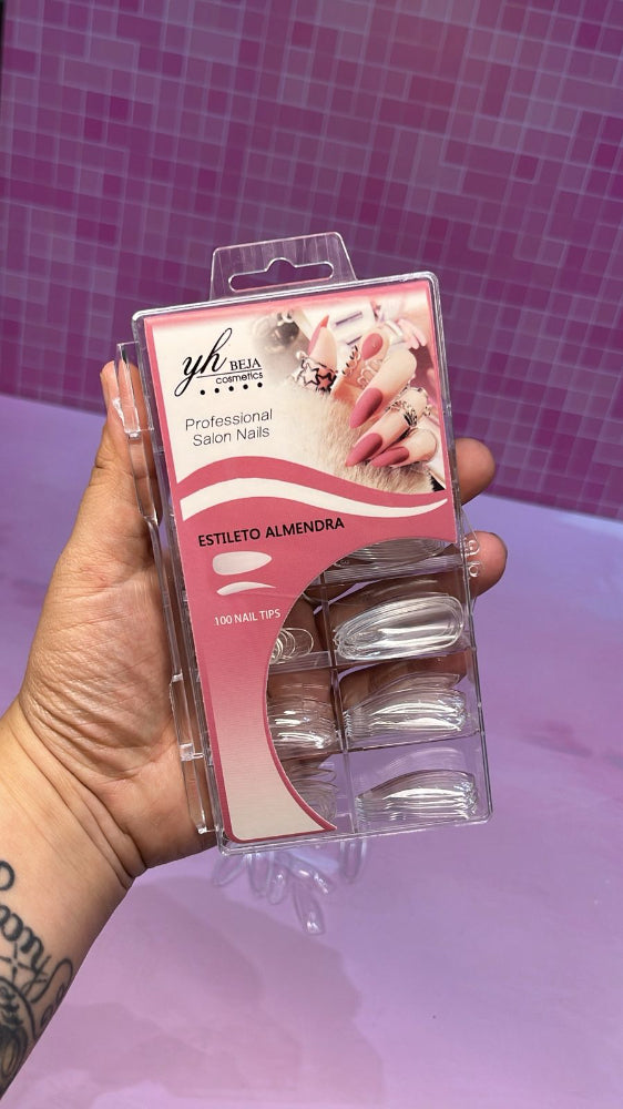 UÑAS STILETTO ALMENDRA YH-1014B