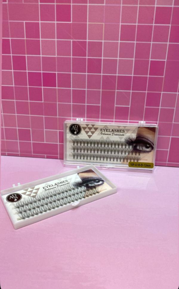 PESTAÑAS 12MM VOLUMEN DIAMANTE ADS