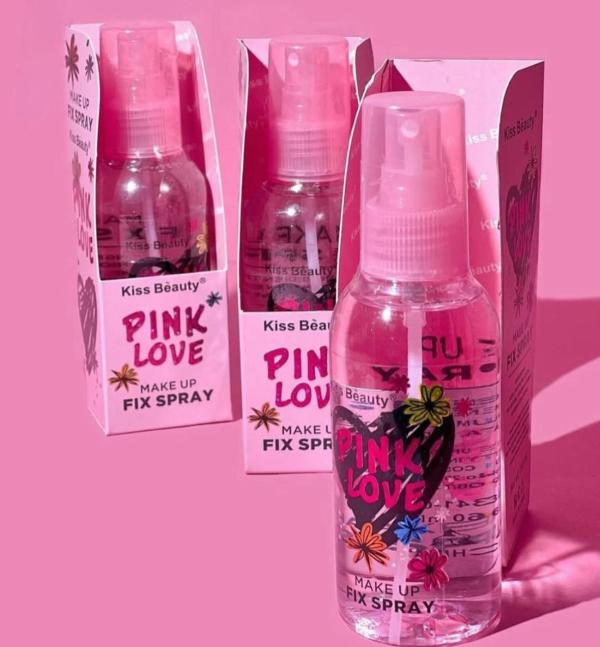 FIJADOR DE MAQUILLAJE PINK LOVE 2341-03 KISS BEUATY