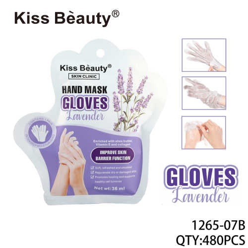 MASCARILLA MANOS LAVANDA 1265-07B KISS BEUATY