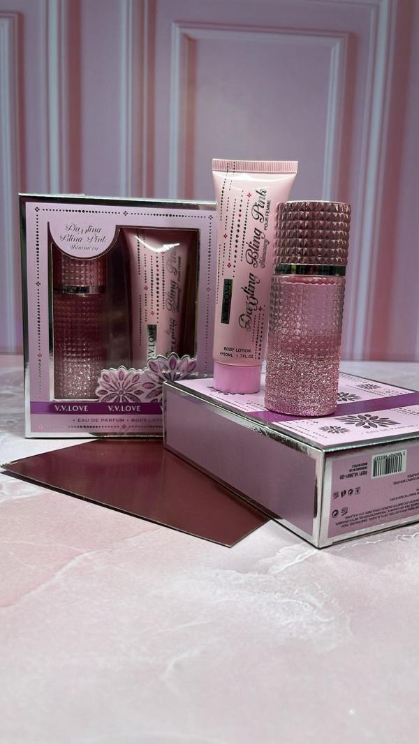 ESTUCHE COLONIA Y CREMA DARLING PINK