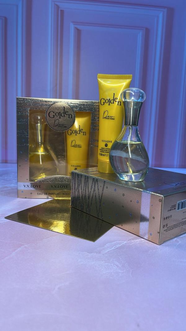 ESTUCHE COLONIA Y CREMA GOLDEN