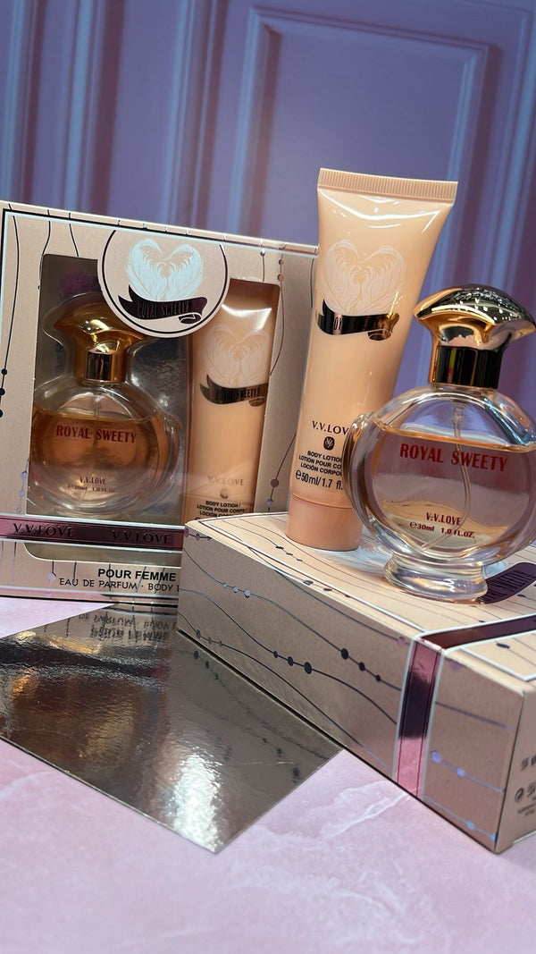 ESTUCHE COLONIA Y CREMA ROYAL SWEET