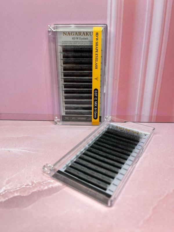 PESTAÑAS 8D W  0.07DMIX NAGARAKU