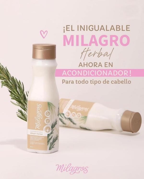 ACONDICIONADOR MILAGRO HERBAL MILAGROS  450 ML