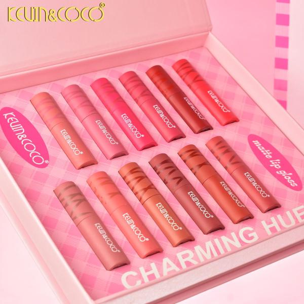 SET REGALO 12 LIP GLOSS MATTE  KC1187 KEVIN & COCO