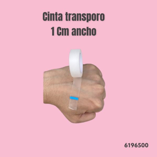 CINTA TRANSPORO TRANSPARENTE 1 CM GRANDE